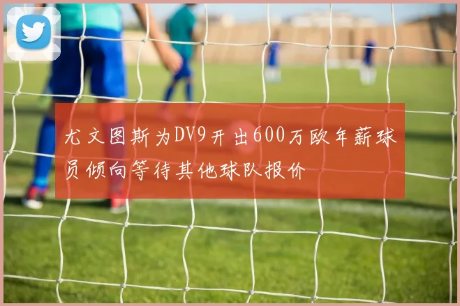 尤文图斯为DV9开出600万欧年薪球员倾向等待其他球队报价